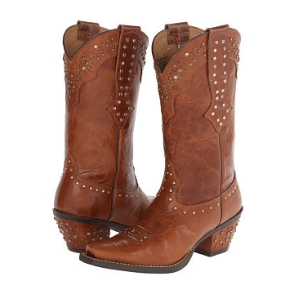 Ariat Ladies Rhinestone Cowgirl Maple Brown sz. New 10